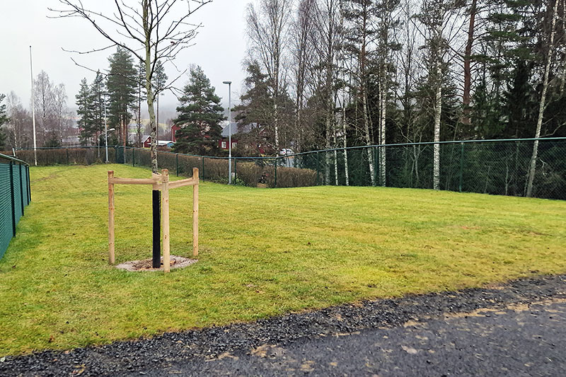 Visning av Kvistbergsskolan under ombyggnationen.