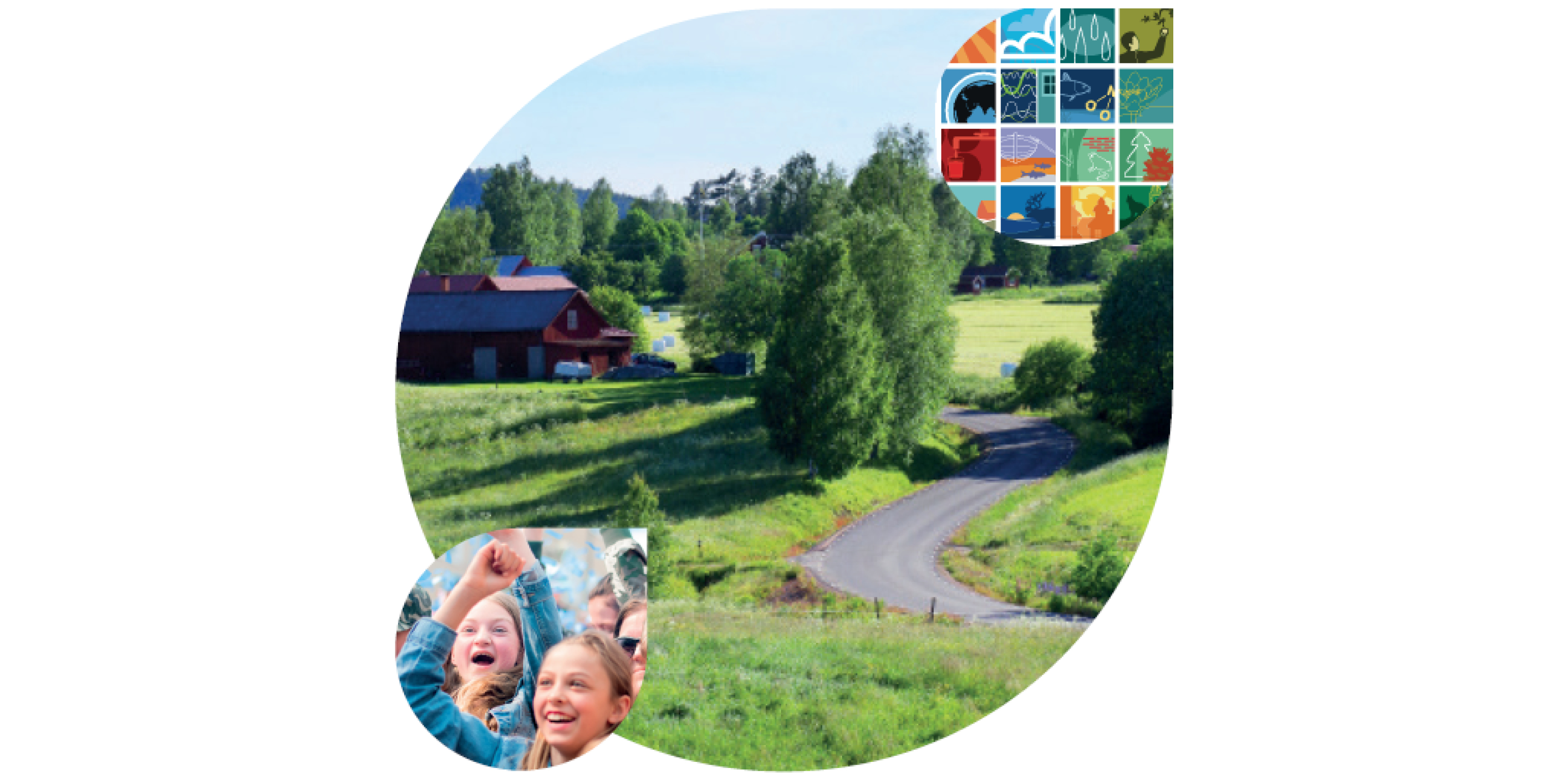 Bild som visar landskap och Svergies miljömål