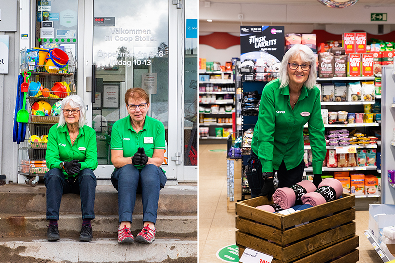 Bilder på Ewa Lötbrink och Annette Johansson