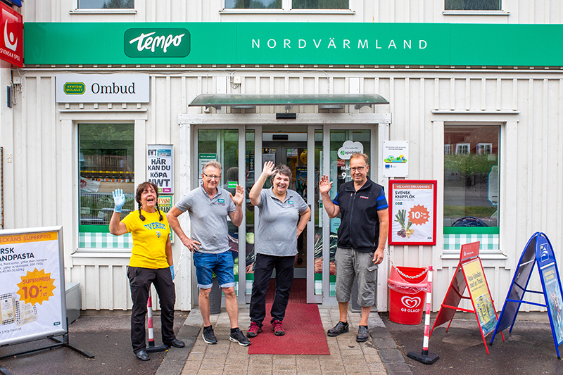 Bild på Marit Jonsson, Torbjörn Persson, Monica Pettersson och Albert Andersson	