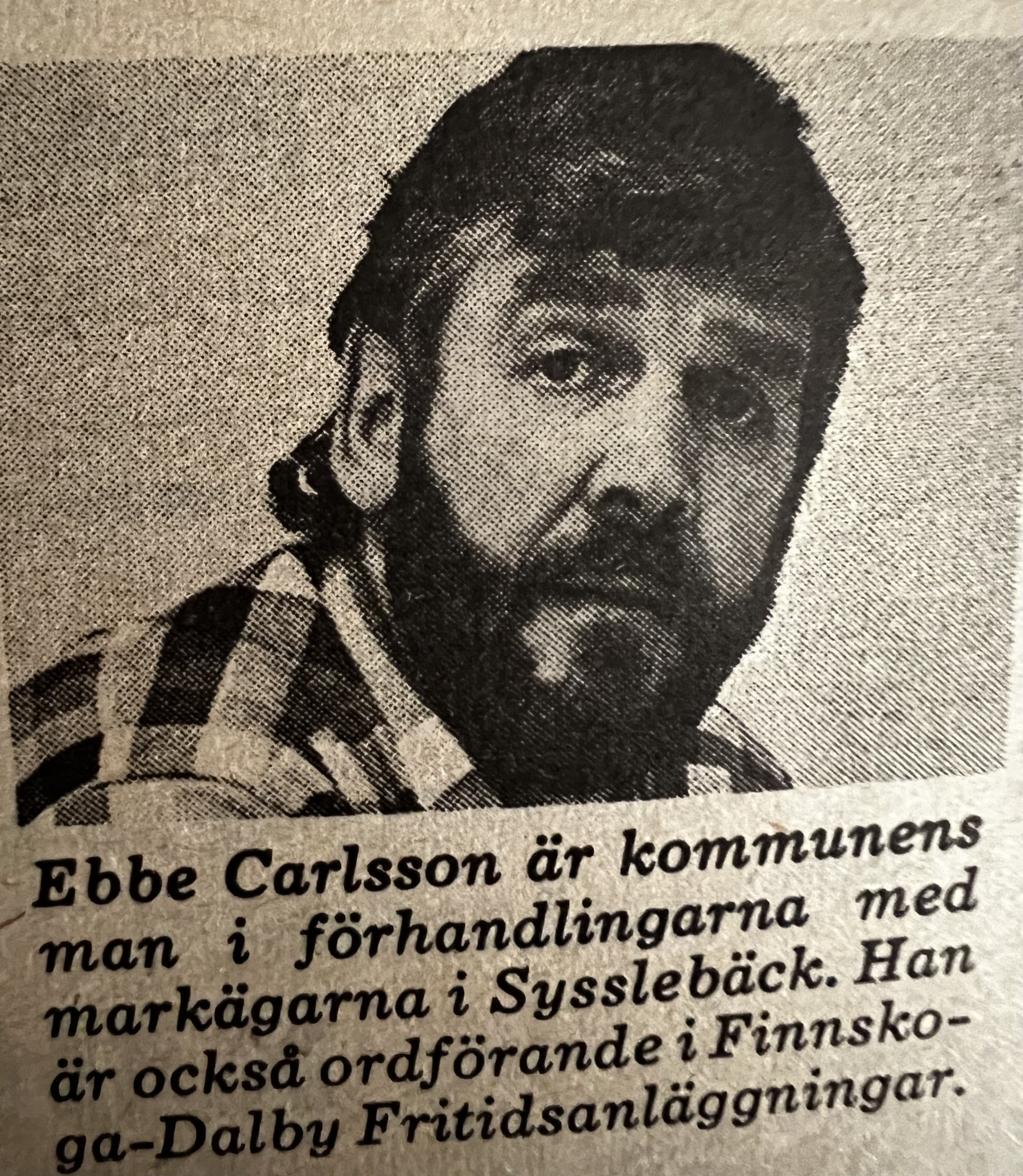 Ebbe Carlsson, kommuningengör
