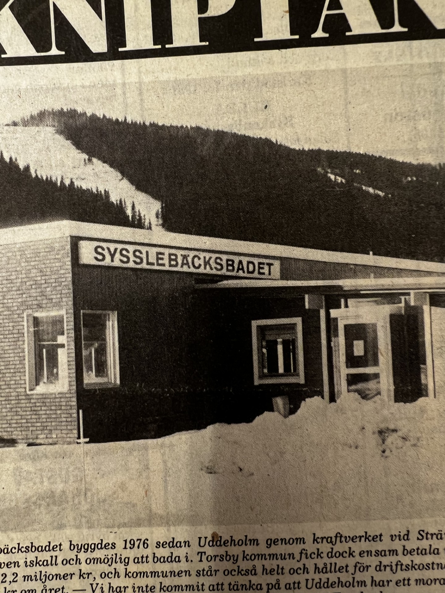 Urklipp från NWT 1976
